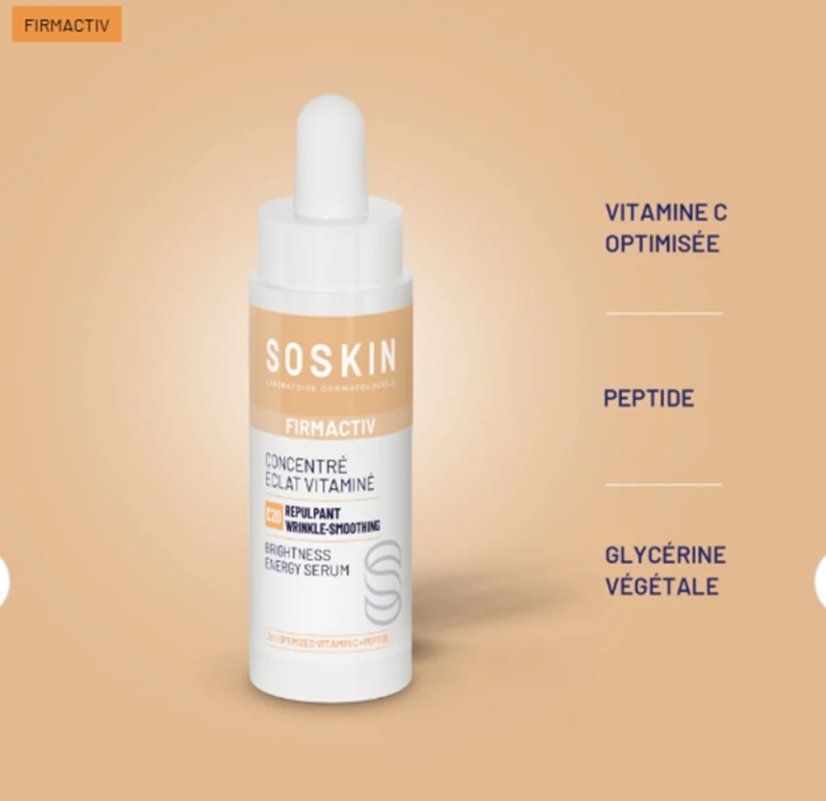 Sérum pro vyhlazení vrásek - SOSKIN Brightness Serum 30 ml