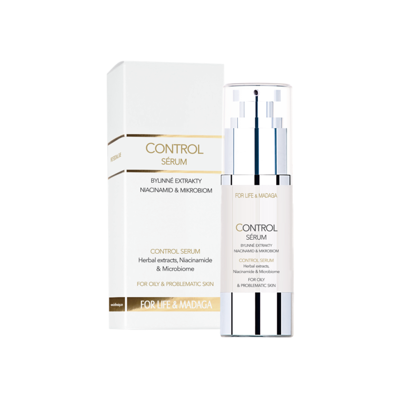 Sérum pro mastnou pleť - FOR LIFE & Madaga Control Serum 30 ml