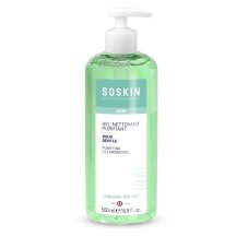 Čistící gel pro mastnou pleť - SOSKIN Purifying Cleansing Gel 500 ml
