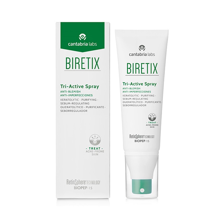 Sprej na problematickou pleť s akné - BIRETIX Tri-Active Spray 100 ml