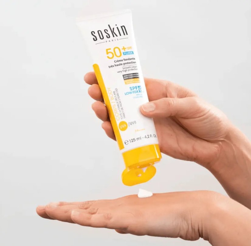 Opalovací krém - SOSKIN Smooth cream SPF 50  125 ml