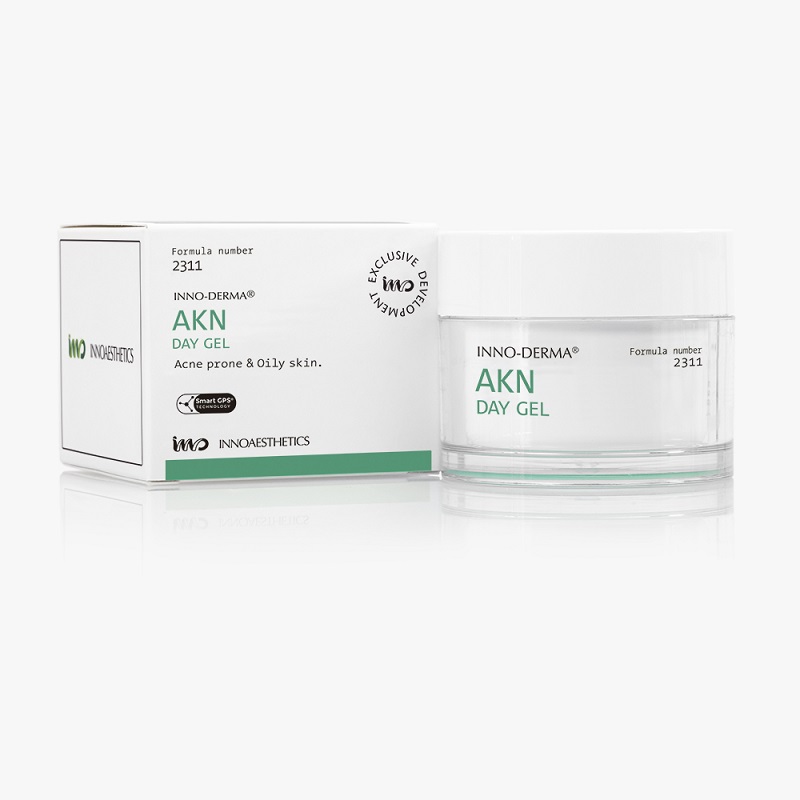 Inno-Derma AKN Day Gel - Gel pro mastnou a aknózní pleť 50 g