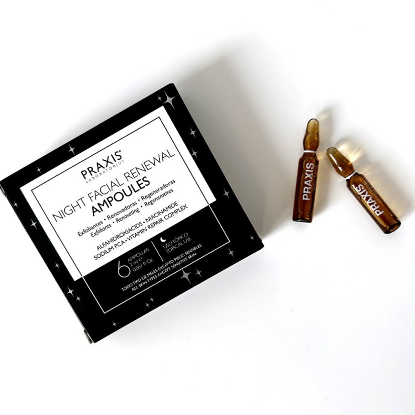 Praxis Night Facial Renewal Ampoules 6 x 2 ml