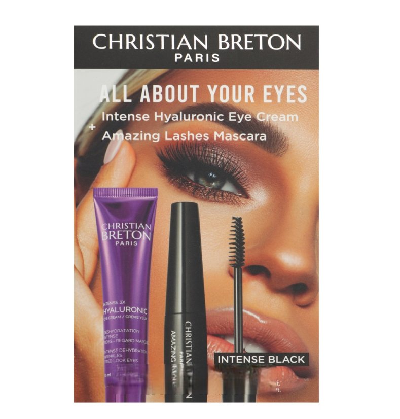 Sada oční krém a řasenka - CHRISTIAN BRETON All About Your Eyes