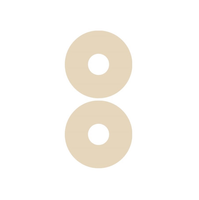 Béžová kruhová náplast pro jizvy na prsou - NewGel 120