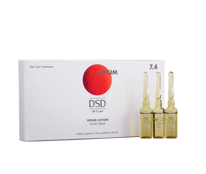 DSD de Luxe 7.4 Opium Lotion - vlasová voda pro růst vlasů 10 x 10 ml
