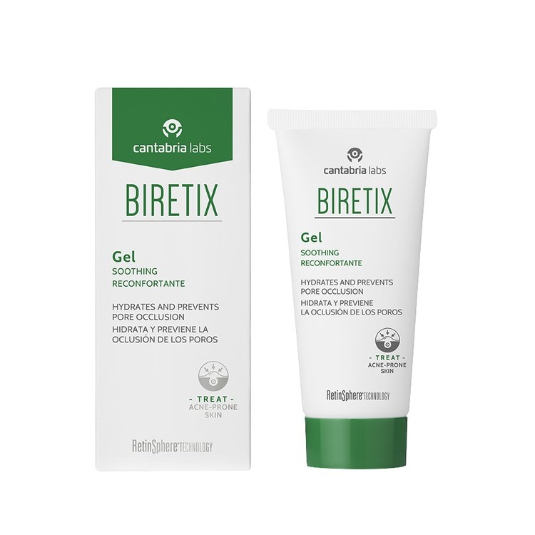 Zklidňující gel na pleť se sklonem k akné - BIRETIX Soothing Gel 50 ml