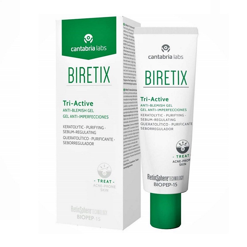 Gel na problematickou pleť s akné - BIRETIX Tri-Active Gel 50 ml