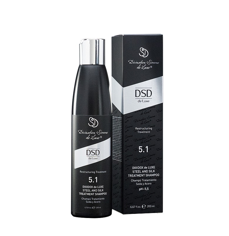 DSD de Luxe 5.1 Steel and Silk Sh - Obnovující šampon s keratinem