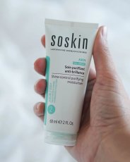Krém pro mastnou pleť - SOSKIN-PARIS Shine-control purifying 60 ml