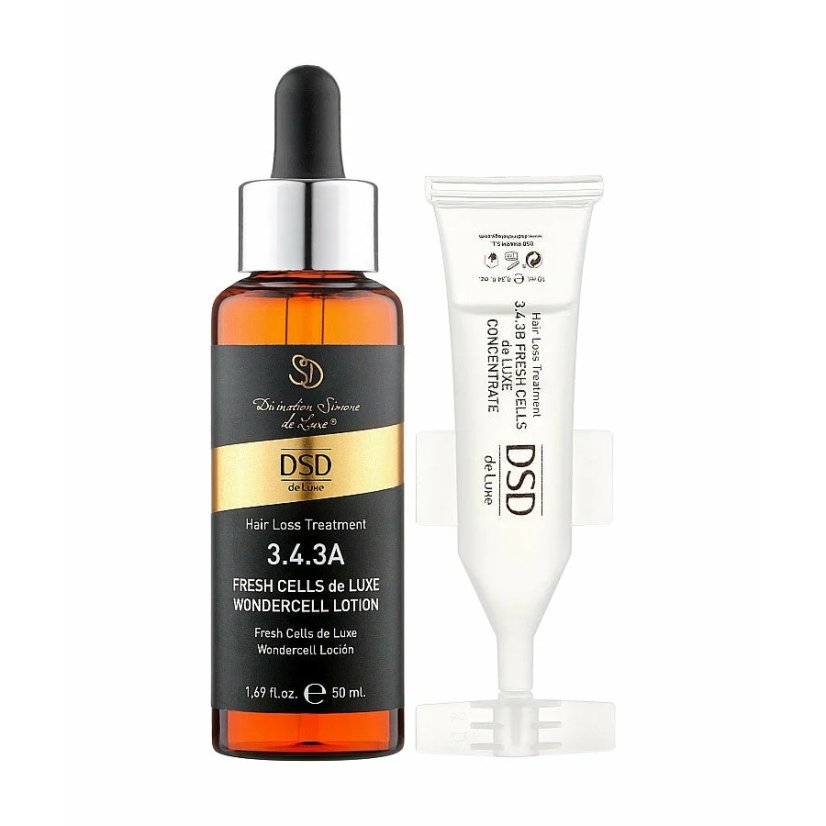 DSD de Luxe 3.4.3A Fresh cells - sada proti vypadávání vlasů 50 + 10 ml