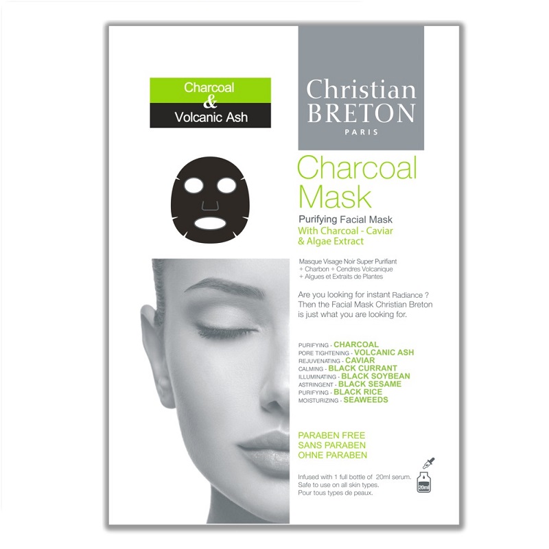 CHRISTIAN BRETON Charcoal Mask 1 ks