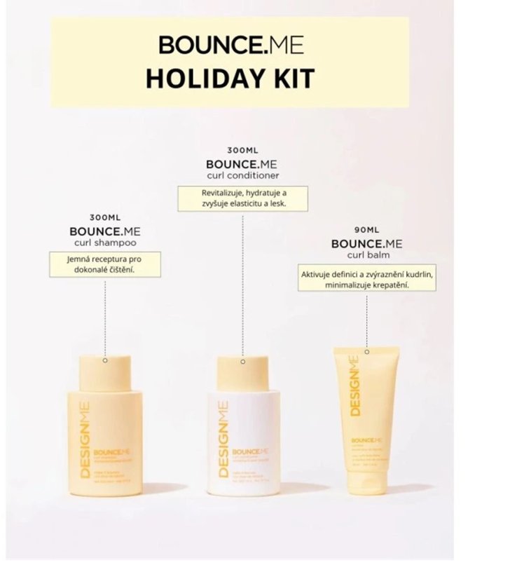 Sada pro kudrliny a vlny - DESIGNME Curl Kit Bounce.Me 3 ks