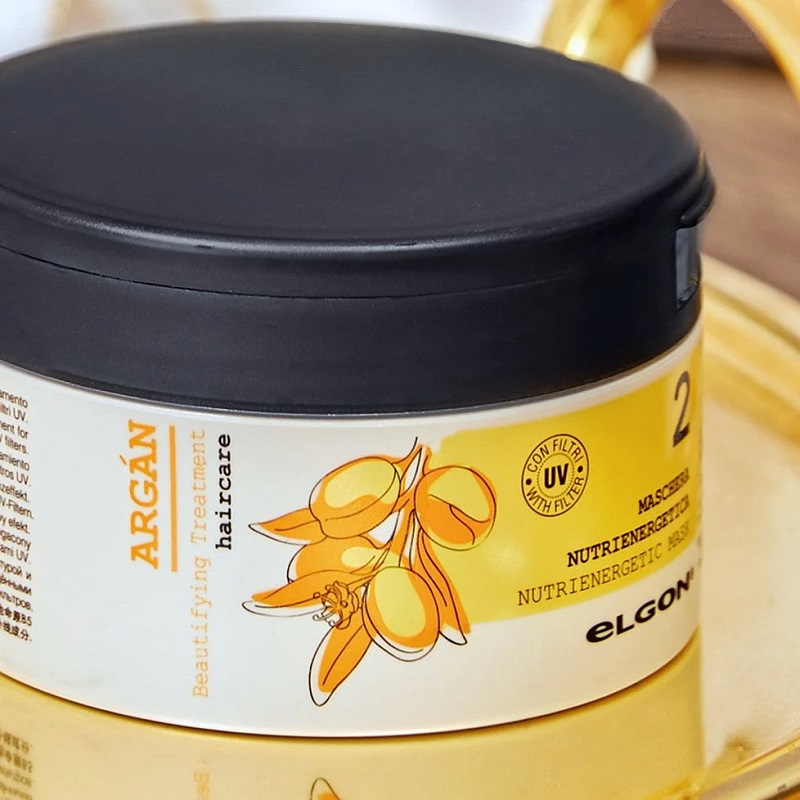 Hydratační maska pro suché vlasy - ELGON Argan Mask 500 ml