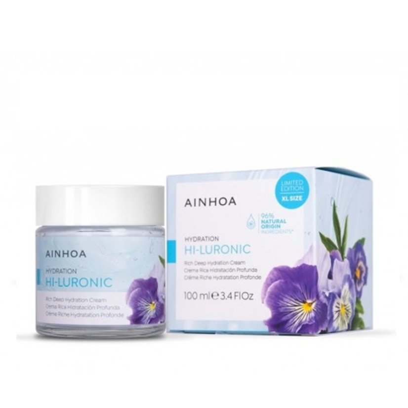 Krém s kyselinou hyalurovou - AINHOA Hi-luronic Rich Cream 100 ml
