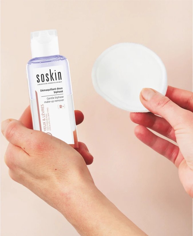 Odličovač make-upu - SOSKIN-PARIS Gentle bi-phase 100 ml