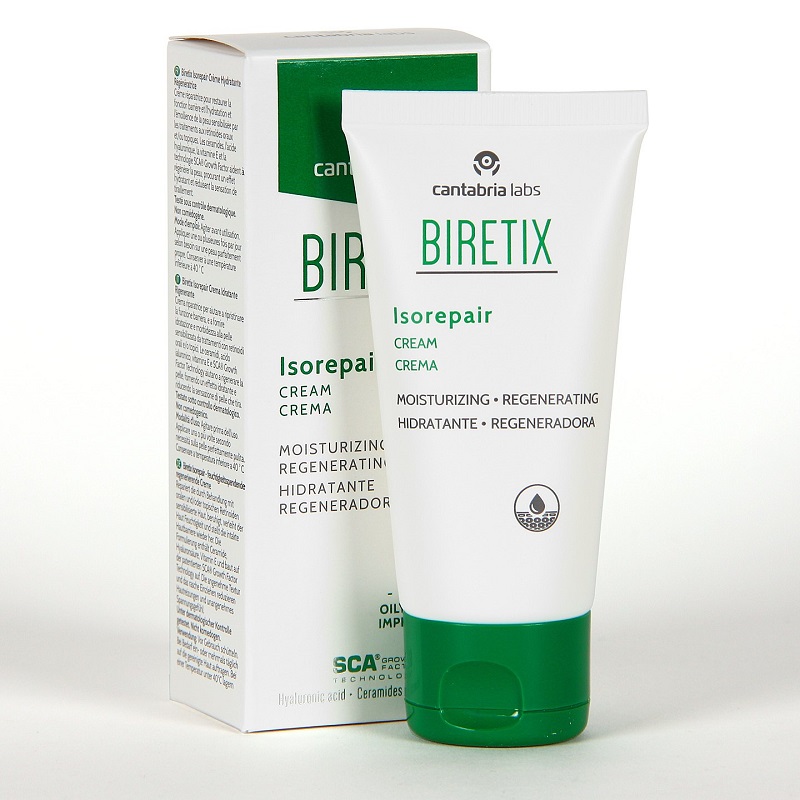 Krém pro hydrataci a regeneraci pleti - BIRETIX Isorepair Cream 50 ml