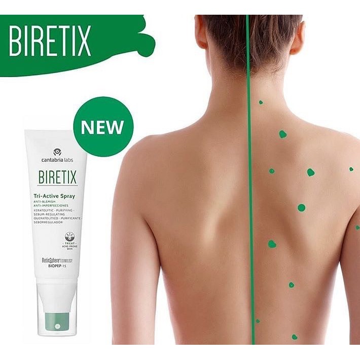 Sprej na problematickou pleť s akné - BIRETIX Tri-Active Spray 100 ml