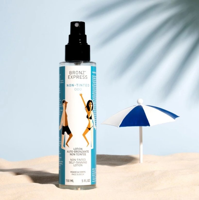 Bezbarvá samoopalovací mlha - BRONZ EXPRESS Non-Tinted 150 ml