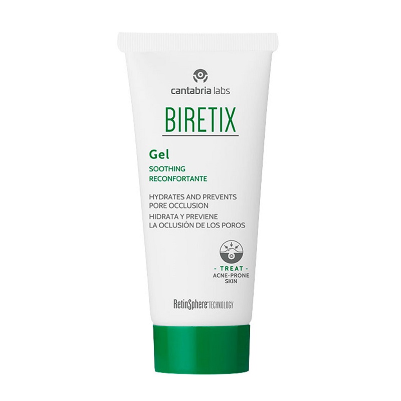 Zklidňující gel na pleť se sklonem k akné - BIRETIX Soothing Gel 50 ml