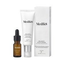 Hydratační krém proti akné - MEDIK8 Balance Moisturiser & Glycolic 50 ml + 10 ml