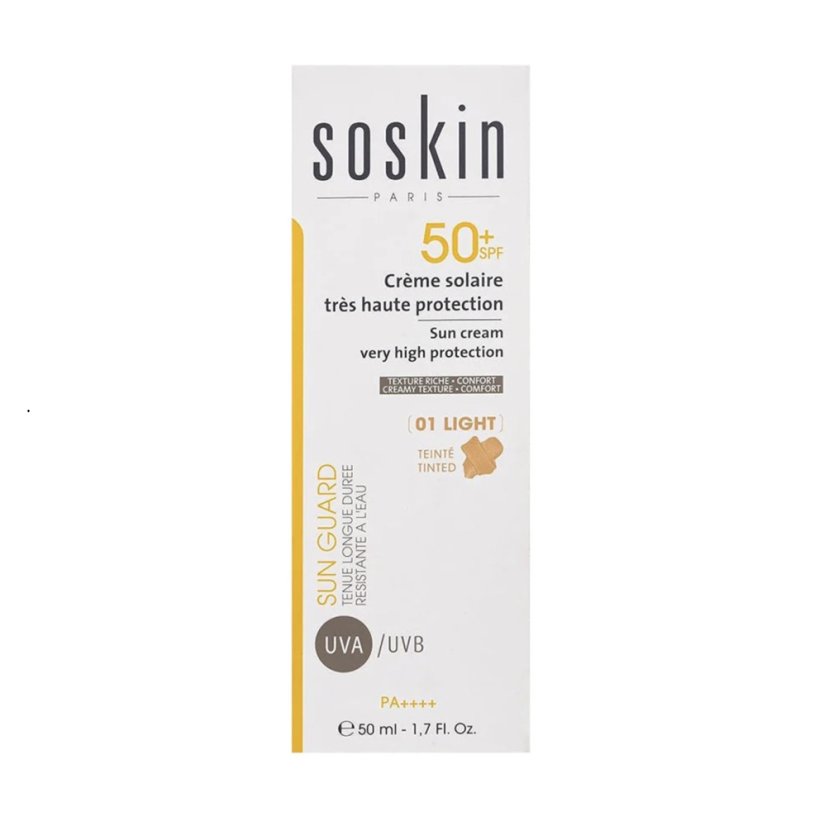 Soskin-Paris Sun Cream SPF 50+ Tinted 01 Light 50 ml