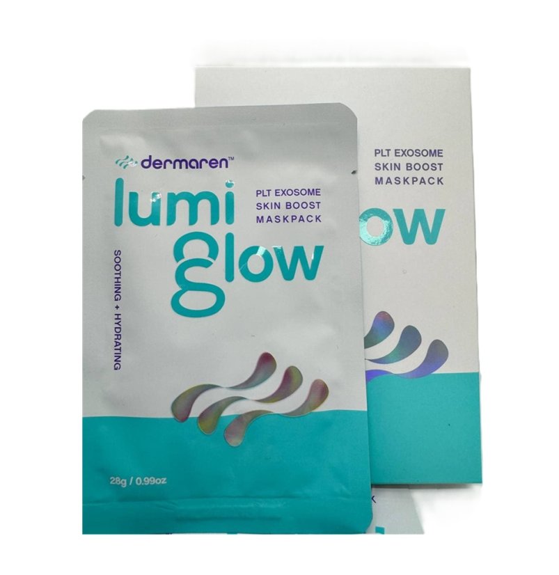 Dermaren Lumi Glow – PLT Exosome Skin Boost Mask Pack 28 g