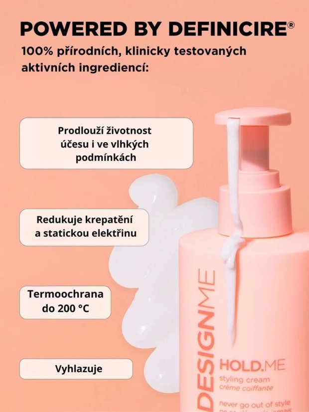 Vyhlazující krém | DESIGNME Hold.Me Styling Cream 230 ml