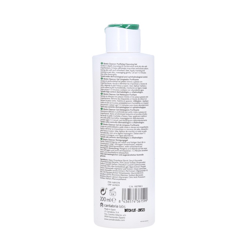 Čistící gel pro mastnou a akózní pleť - BIRETIX Cleanser 200 ml