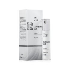 Emulze proti pigmentaci MeLine 02 Caucasian Skin Night 20 g