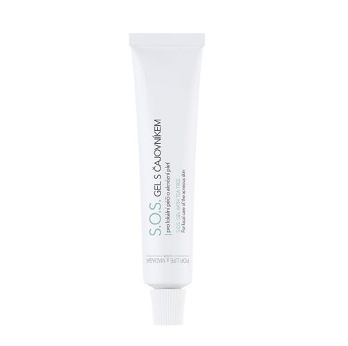 For Life & Madaga S.O.S. Gel s čajovníkem - Pro péči o aknózní pleť 18 ml