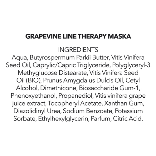 Maska pro sametový vzhled - FOR LIFE & Madaga Grapevine Line Therapy Mask 18 ml