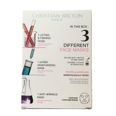 Sada pleťových masek - CHRISTIAN BRETON Different Masks 3 x 20 ml