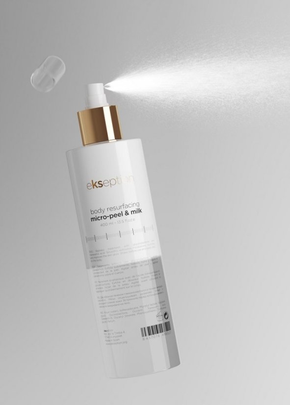 Tělový hydratační sprej - EKSEPTION Body Resurfacing micro-peel 400 ml