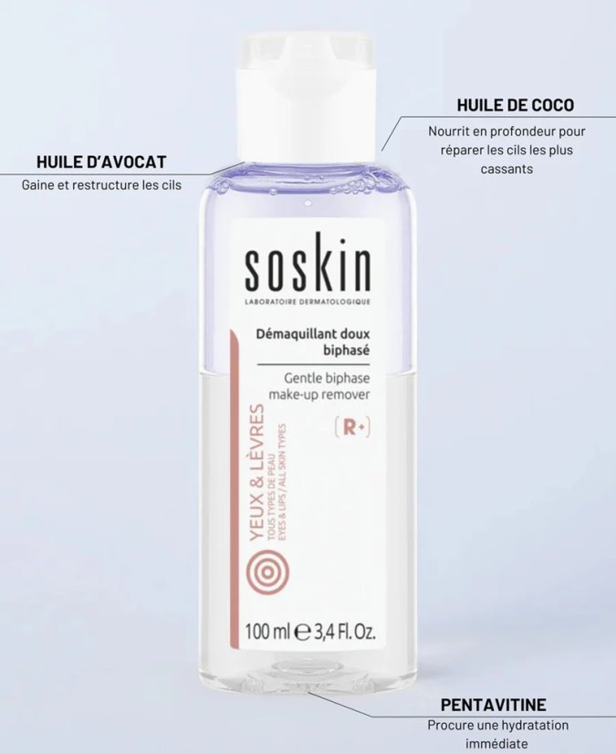 Odličovač | SOSKIN-PARIS Gentle bi-phase make-up 100 ml