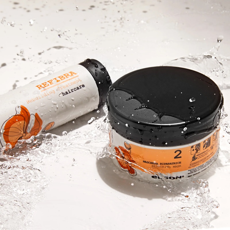 Maska na poškozené vlasy - ELGON Refibra Restoring Mask 250 ml