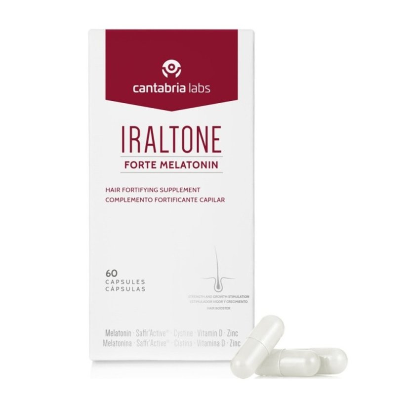 Doplněk stravy proti padání vlasů - IRALTONE Forte Melatonin 60 ks